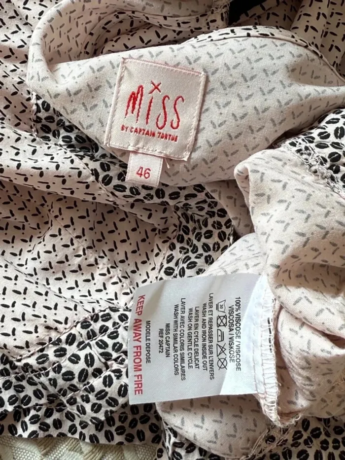 Belle blouse fluide en viscose neuve Miss Captain Trend 🌸 46 - photo numéro 6