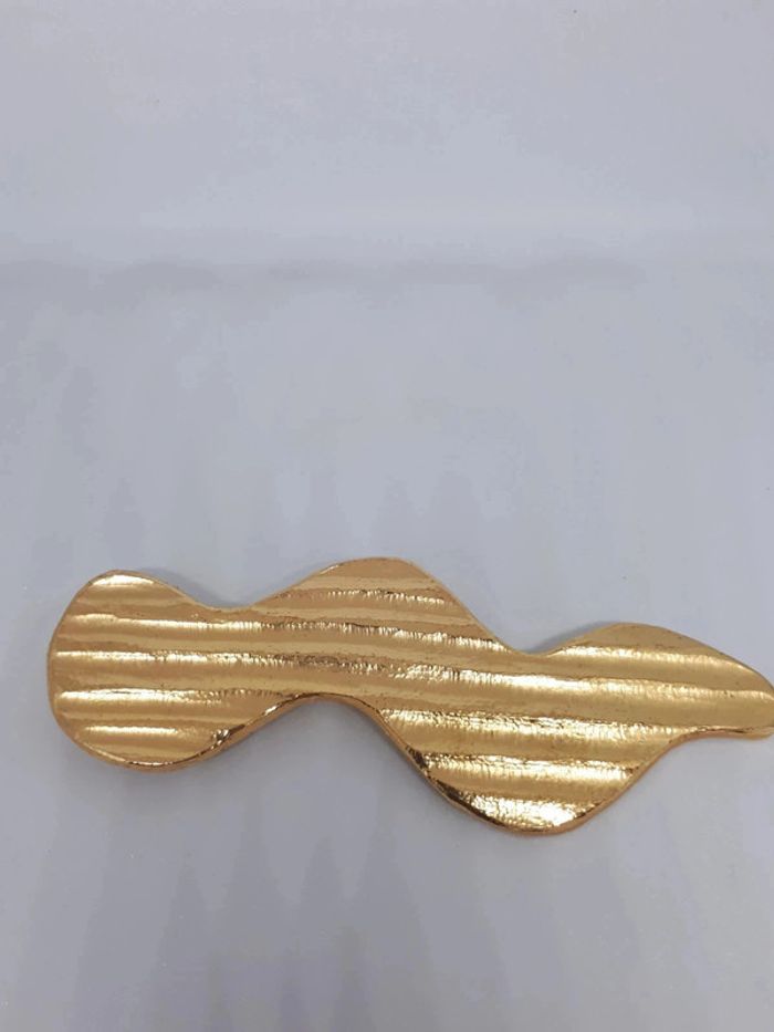 Très grand broche placé or vintage - photo numéro 8