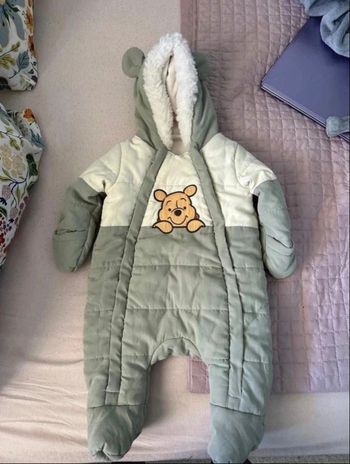 Doudoune vert et blanc 