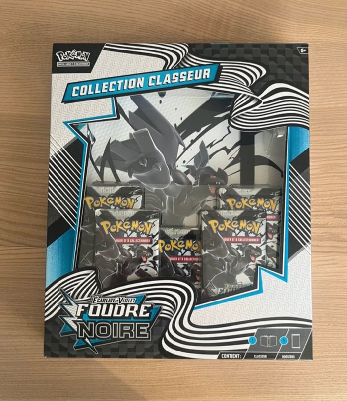 Coffret classeur, foudre noir