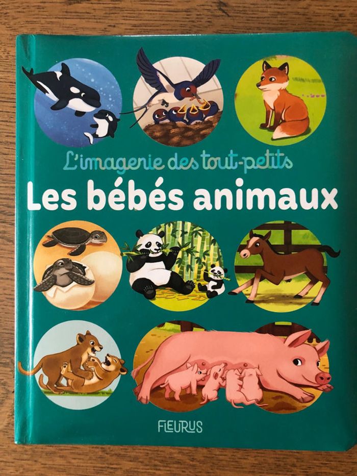 Livre cartonné l'imagerie des tout petits les bébés animaux