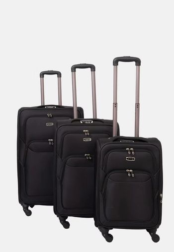 Set de trois valise en tissu