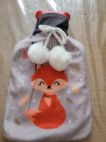 Bouillotte enfant motif renard