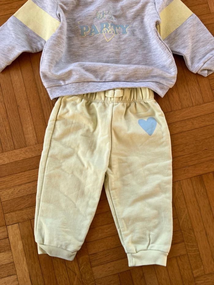 Ensemble jogging fille Tex baby 12mois - photo numéro 2