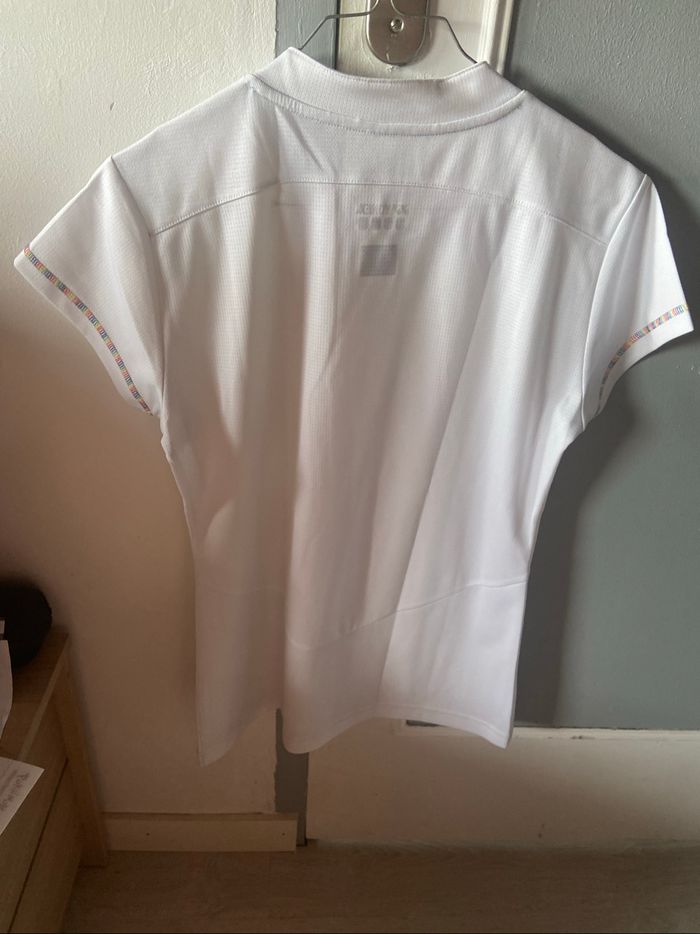 Tee-shirt femme Yonex blanc Taille L - photo numéro 3