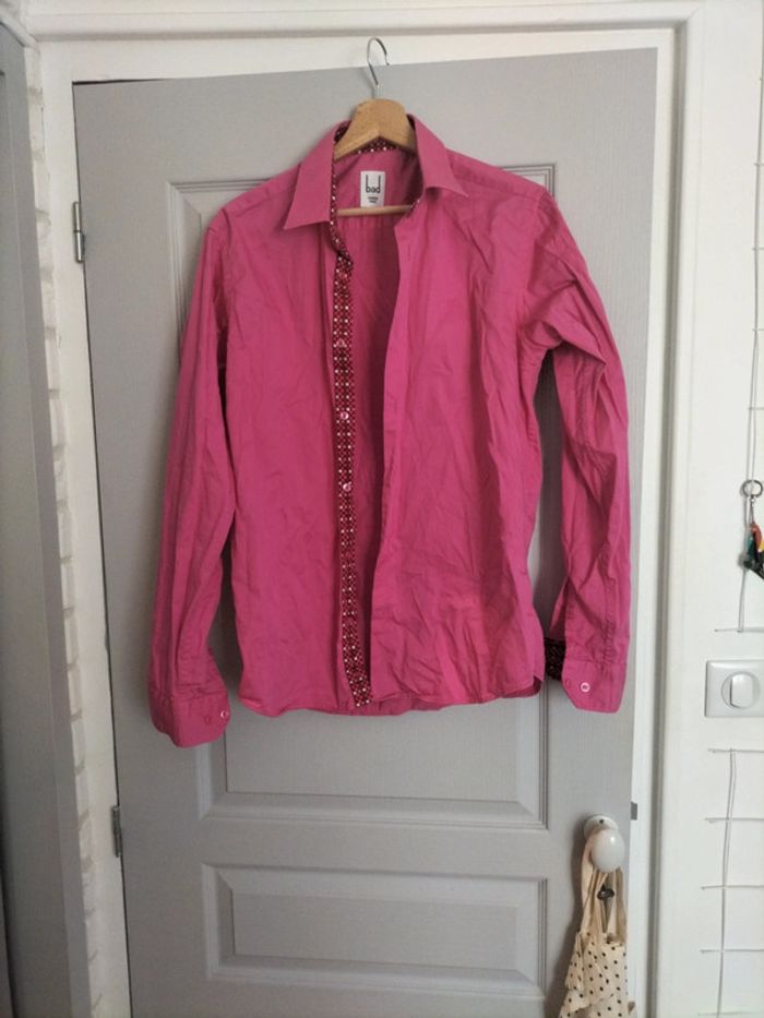 Chemise homme rose fushia M