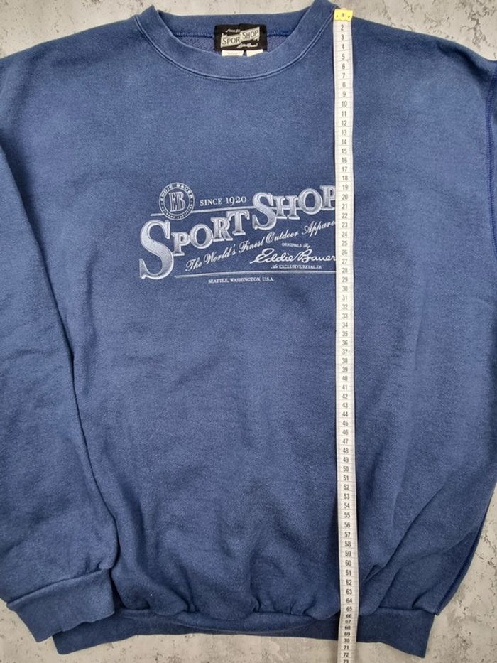 Sweat Eddie Bauer bleu – Taille L Homme (mesures en photos) - photo numéro 8