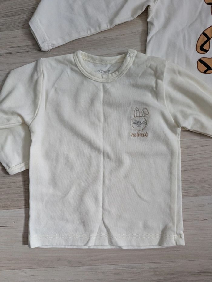 Lot de 3 t-shirts garçon 80 cm - photo numéro 3