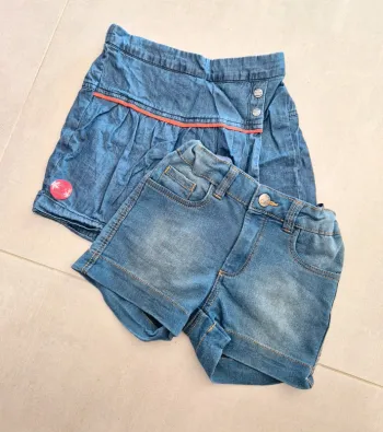 1 jupe short et 1 short