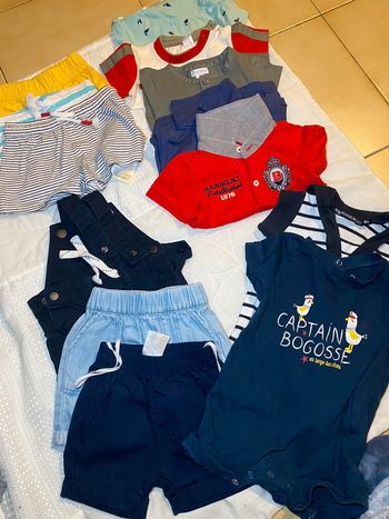Lot vêtements été garçon 3 mois
