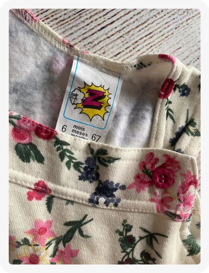 Robe fleurie vintage 🌺 6 mois - Z - photo numéro 2