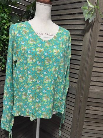 haut et t-shirt sans marque turquoise taille XL