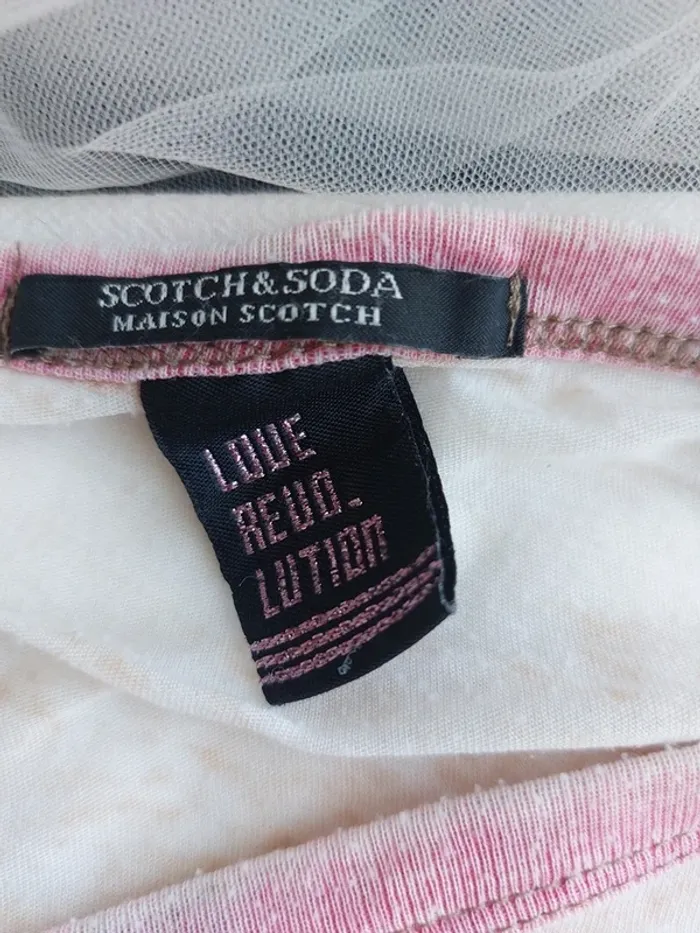 T-shirt Scotch & Soda – S – Crème – État : Excellent - photo numéro 4