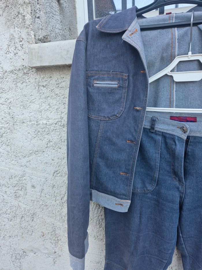 ensemble en jean taille 40 - photo numéro 3
