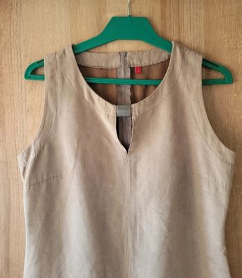 Robe sans manches beige Miss Captain Taille 38