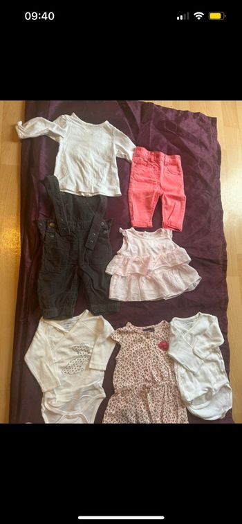 Lot de vêtements bébé fille 3 mois  sergent major