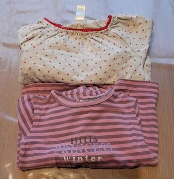 Lot de 2 pyjamas fille 68