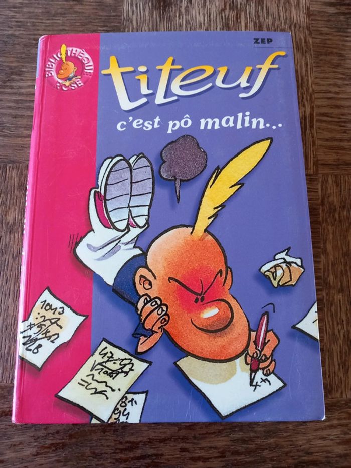 Livre titeuf "c'est pô malin"