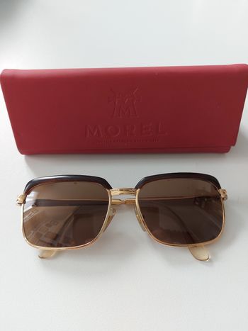 Morel lunette solaire homme vintage