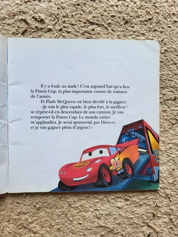 Livre enfant "Cars" Disney Pixar - photo numéro 4