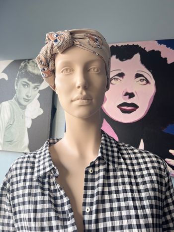 Chemise à carreaux blanc noir marque kookaï  coton neuve neuf etiquette cadeau taille 42