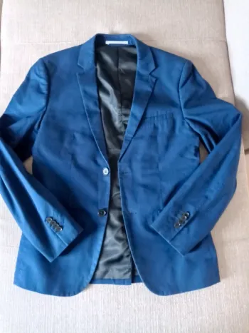 Veste de costume bleue