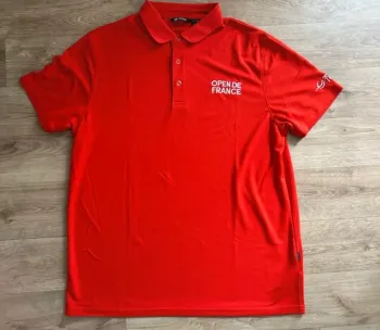 Abacus polo t-shirt haut homme sport golf rouge  homme taille L