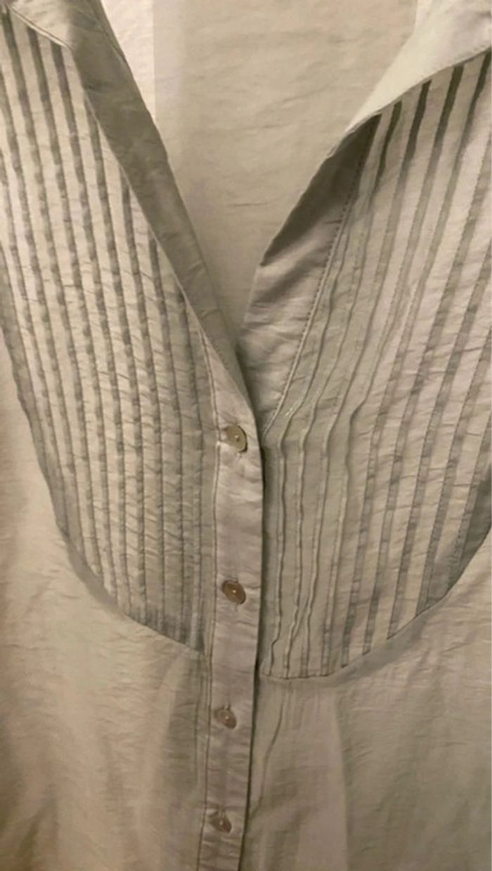 Chemisier/Blouse Vert Zara T M - photo numéro 5