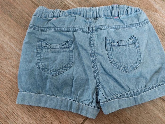 Short fille 3 ans gémo jeans bleu clair - photo numéro 3