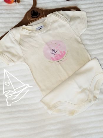 Petit Bateau Body fille 6 mois 