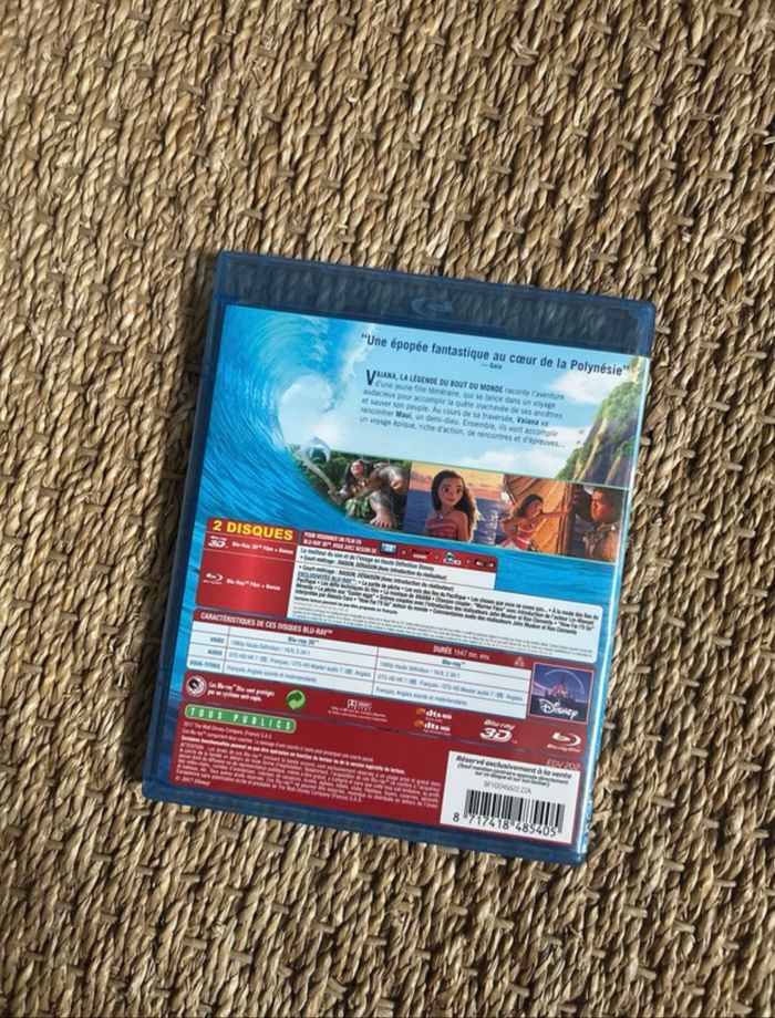 Blu-ray 2D + 3D Vaiana Disney - photo numéro 2
