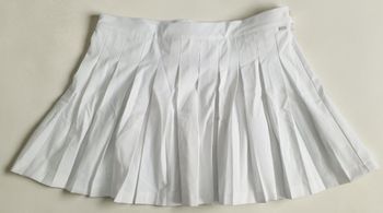 Jupe plissée blanche Pacific Republic Teen Pull & bear XL