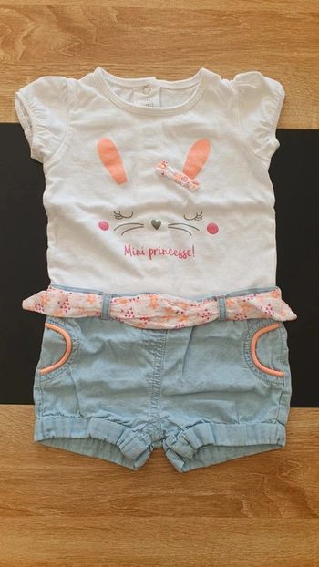Combi short 9 mois