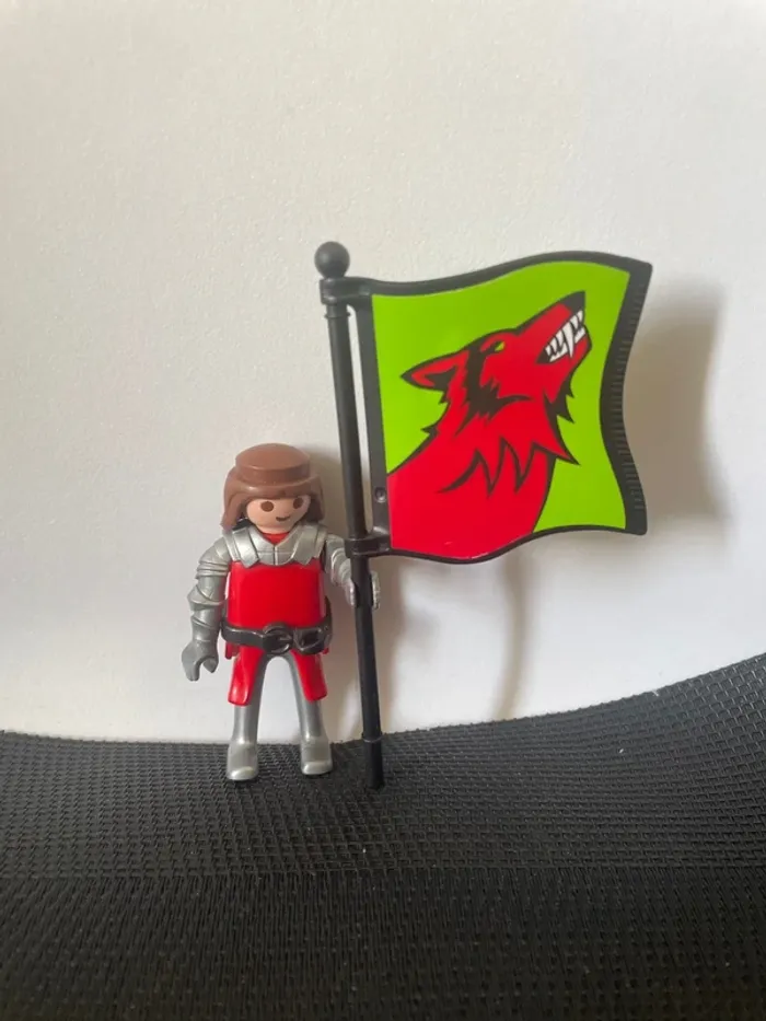 Playmobil figurine chevalier du loup 4440 5803 château