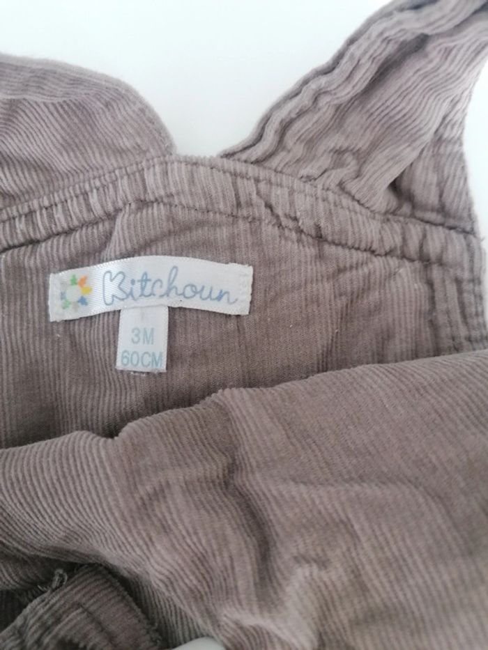 Lot 1 salopette et 1 combishort T 3 mois 👶garçon - photo numéro 9