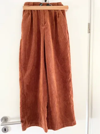 Pantalon large velours berschka XS