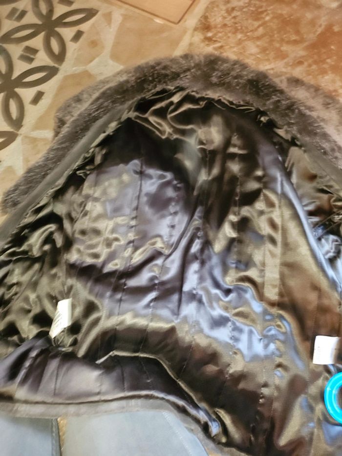 Veste en croûte de cuir M - photo numéro 7