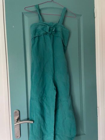 Combinaison pantalon Zara t 11-12 ans bleu canard