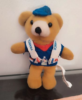 Ourson en peluche collector rare F.F.F 2002