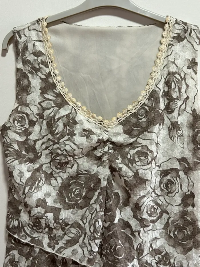 Robe casual bohème rétro Mango - photo numéro 3