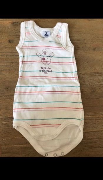 Body débardeur 9 mois