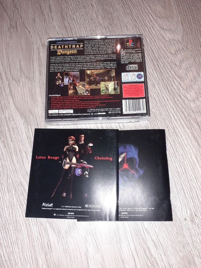 Sony PlayStation 1 ps1 deathtrap dungeon - photo numéro 2