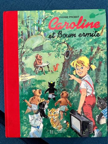 Caroline et Boum ermite reliure rouge collector édition limitée livre bd album Probst