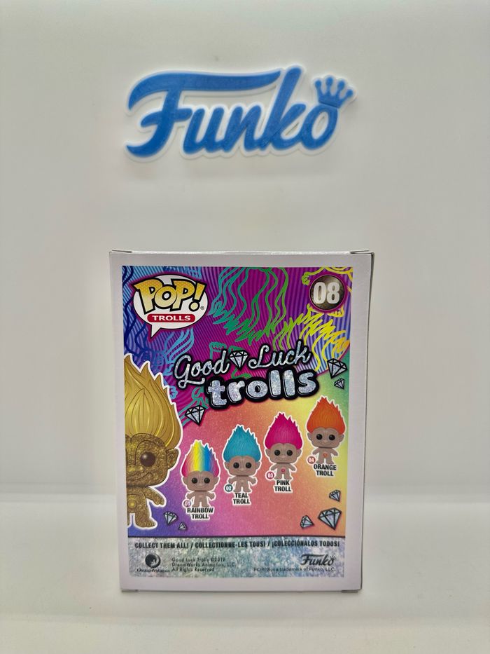 Funko Pop Gold Troll 08 Diamond Funko Exclusive - photo numéro 3