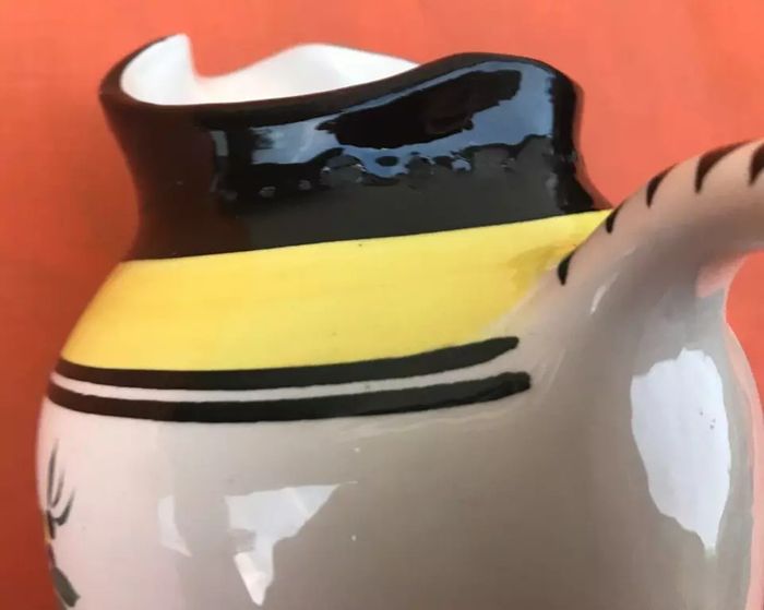 Pichet Faïence HB Quimper Décor floral - photo numéro 9