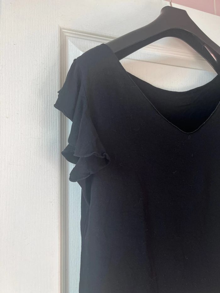 T-shirt noir manches courtes - photo numéro 2