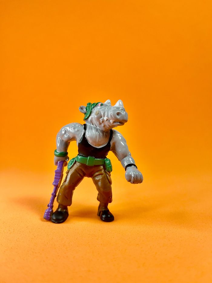 Figurine Vintage Rocksteady ( TMNT Les Tortues Ninja ) - photo numéro 2