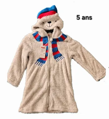 Peignoir mixte tout doux 5 ans neuf