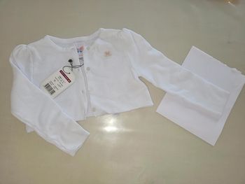 Gilet blanc sergent major, taille 3 ans, NEUF