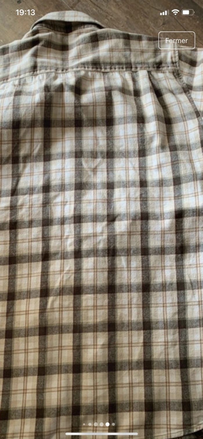 Chemise à carreaux manches longues - photo numéro 7
